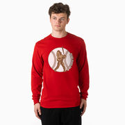 Baseball Tshirt Long Sleeve - Baseball Bigfoot