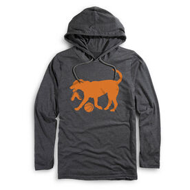 Men's Basketball Lightweight Hoodie - Basketball Dog