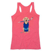 Hockey Women's Everyday Tank Top - Puck The Hockey Dog