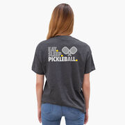 Pickleball Short Sleeve T-Shirt - Eat. Sleep. Pickleball (Back Design)