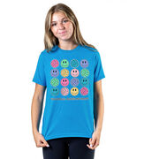 Volleyball Short Sleeve T-Shirt - Volleyball Makes Me Happy