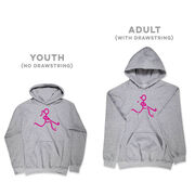 Field Hockey Hooded Sweatshirt - Neon Field Hockey Girl