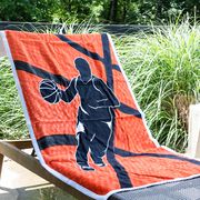 Basketball Premium Beach Towel - Player