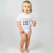 Lacrosse Baby One-Piece - Crawl Walk Lacrosse