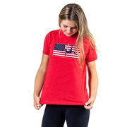 Soccer Short Sleeve T-Shirt - Patriotic Soccer