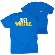 Wrestling Short Sleeve T-Shirt - Just Wrestle (Back Design)