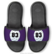 Volleyball Repwell&reg; Sandal Straps - Volleyball with Number