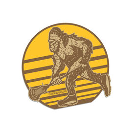Guys Lacrosse Sticker - Bigfoot