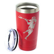 Guys Lacrosse 20 oz. Double Insulated Tumbler - Player Silhouette