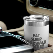 Hockey 20 oz. Double Insulated Tumbler - Personalized Eat Sleep Hockey