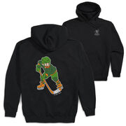 Hockey Hooded Sweatshirt - St. Hat-Trick (Back Design) 