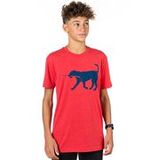 Hockey Tshirt Short Sleeve Rocky The Hockey Dog