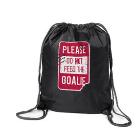 Drawstring Backpack - Don't Feed The Goalie
