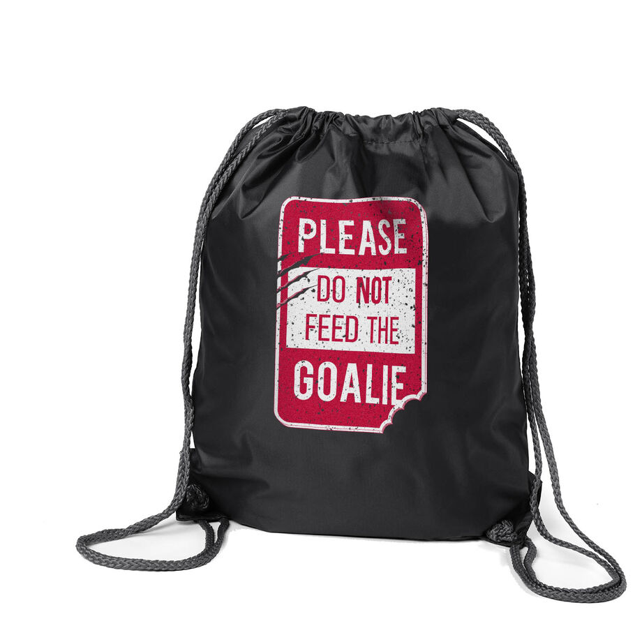 Drawstring Backpack - Don't Feed The Goalie