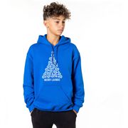 Lacrosse Hooded Sweatshirt - Merry Laxmas Tree