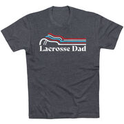 Guys Lacrosse T-Shirt Short Sleeve - Lacrosse Dad Sticks