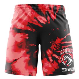 Custom Team Shorts - Wrestling Tie-Dye