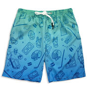 Hockey Swim Trunks - Iconic