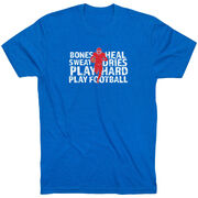 Football Tshirt Short Sleeve Bones Saying