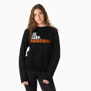 Basketball Crewneck Sweatshirt - Eat Sleep Basketball