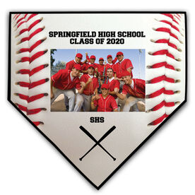 Baseball Home Plate Plaque - Horizontal Photo