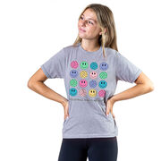 Volleyball Short Sleeve T-Shirt - Volleyball Makes Me Happy