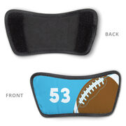 Football Repwell&reg; Sandal Straps - Ball and Number Reflected