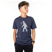 Guys Lacrosse Short Sleeve T-Shirt - Yeti (Walking)