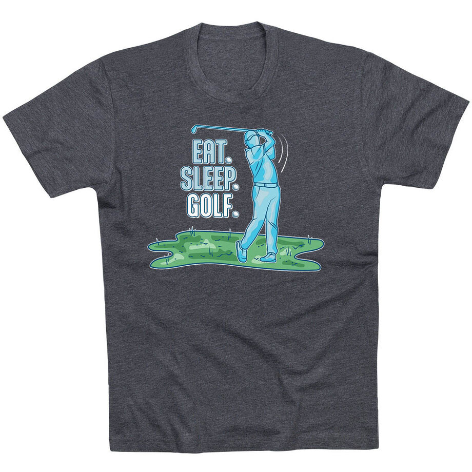 Golf Short Sleeve T-Shirt - Eat. Sleep. Golf