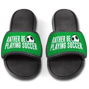 Soccer Repwell&reg; Slide Sandals - Rather Be Playing Soccer