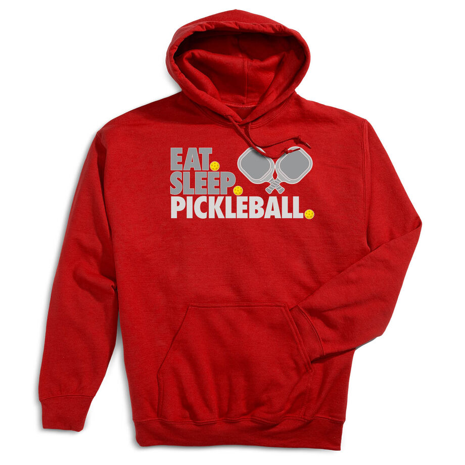 Pickleball Hooded Sweatshirt - Eat. Sleep. Pickleball