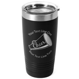 Cheerleading 20 oz. Double Insulated Tumbler - Megaphone Icon