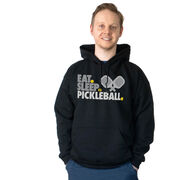 Pickleball Hooded Sweatshirt - Eat. Sleep. Pickleball