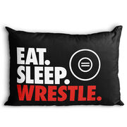 Wrestling Pillowcase - Eat Sleep Wrestle