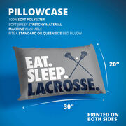 Guys Lacrosse Pillowcase - Eat Sleep Lacrosse