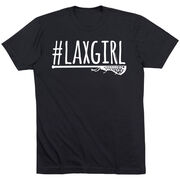 Girls Lacrosse Short Sleeve T-Shirt - #LAXGIRL