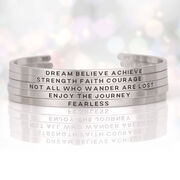 InspireME Cuff Bracelet - Enjoy the Journey