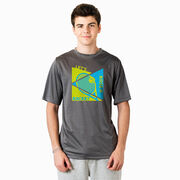 Tennis Short Sleeve Performance Tee - Let's Raise A Racket