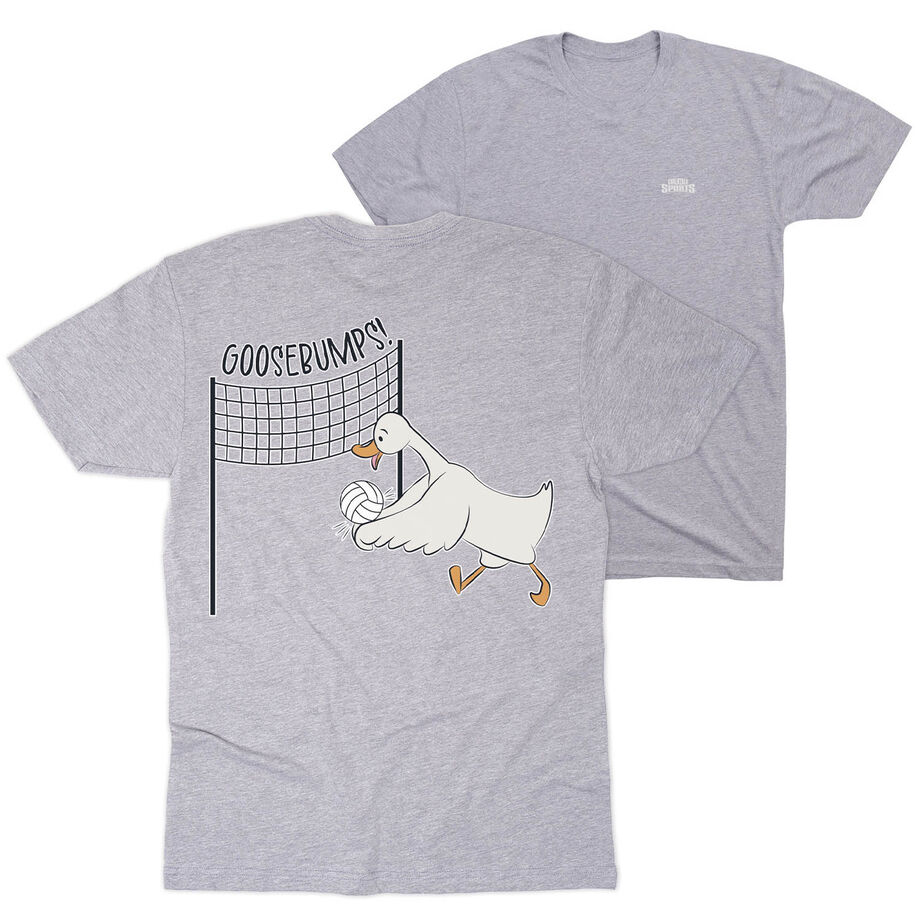 Volleyball Short Sleeve T-Shirt - Goosebumps (Back Design)