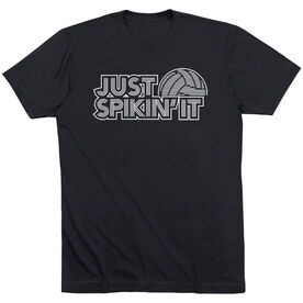Volleyball T-Shirt Short Sleeve - Just Spikin' It