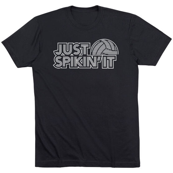 Volleyball T-Shirt Short Sleeve - Just Spikin' It