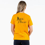 Softball Short Sleeve T-Shirt - Pitch Please (Back Design)
