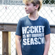 Hockey Short Sleeve T-Shirt - Hockey Is My Favorite Season