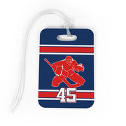 Hockey Bag/Luggage Tag - Personalized Hockey Goalie