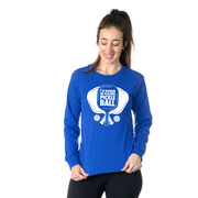 Pickleball Tshirt Long Sleeve - I'd Rather Be Playing Pickleball