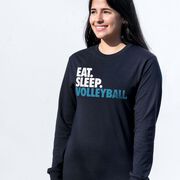 Volleyball Tshirt Long Sleeve - Eat. Sleep. Volleyball