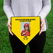 Softball Home Plate Plaque - Player Photo