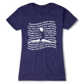 Gymnastics Women's Everyday Tee - Gymnastics Words