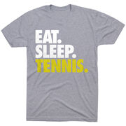 Tennis T-Shirt Short Sleeve Eat. Sleep. Tennis.