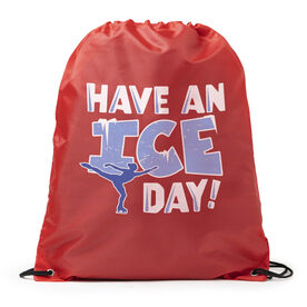 Figure Skating Drawstring Backpack - Have An Ice Day